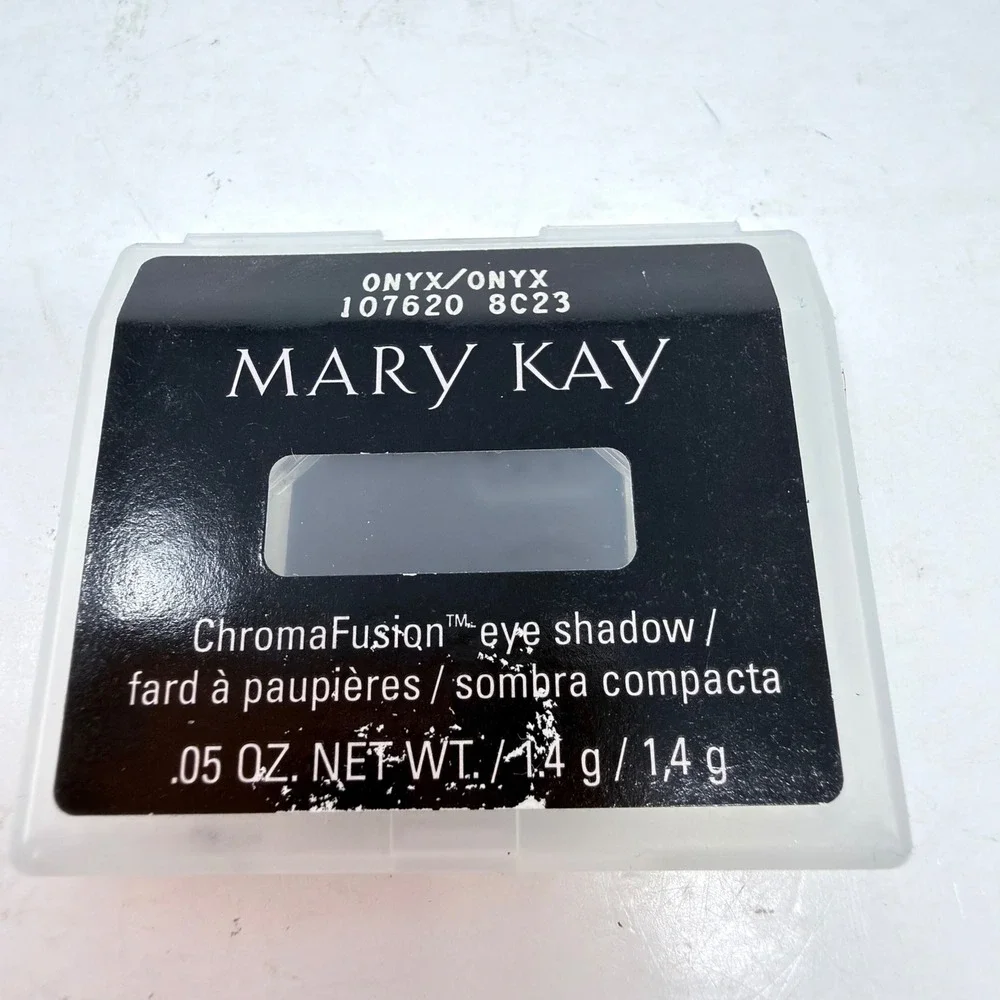 Mary Kay Chromafusion Eye Shadow Onyx 107620 Black Powder Refill Pan .05 oz New